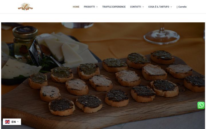 Screenshot of diioriotartufi.it