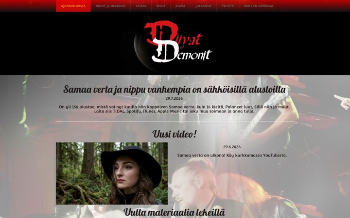Screenshot di diivatjademonit.fi