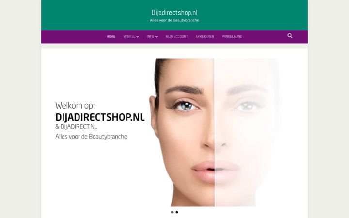 Zrzut ekranu dijadirectshop.nl