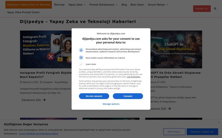 Screenshot of dijipedya.com