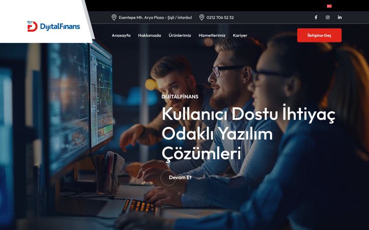 Screenshot ta' dijitalfinans.io