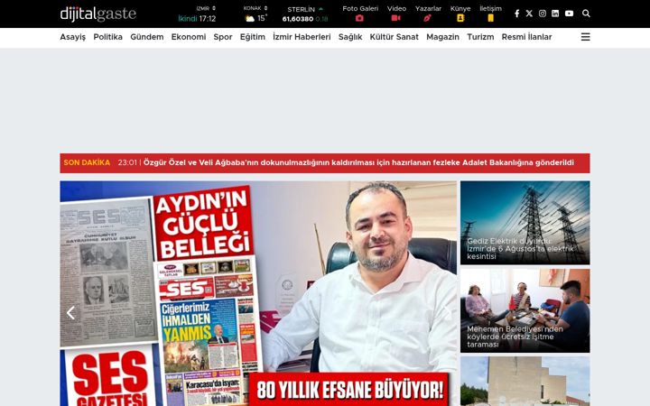 Screenshot of dijitalgaste.com