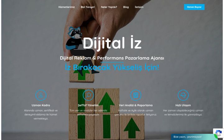 Screenshot ta' dijitaliz.com.tr