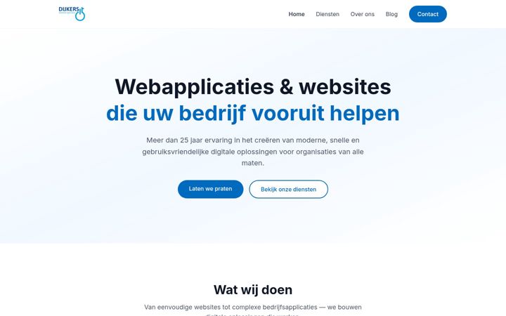 Screenshot of dijkers.com
