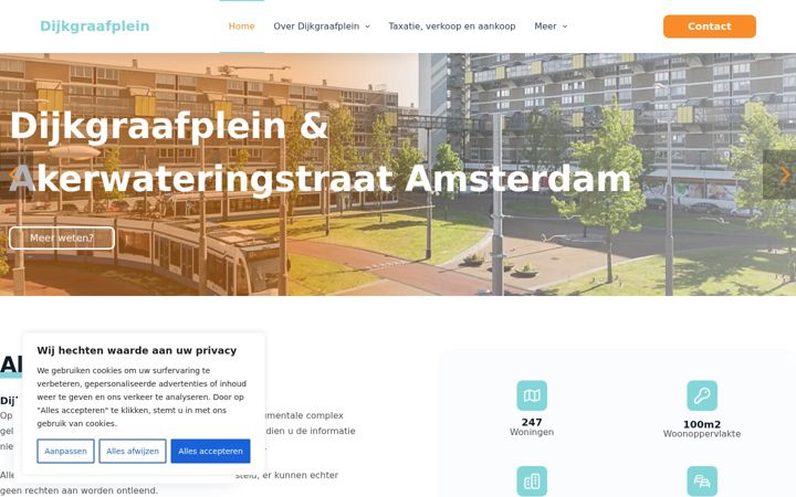 Screenshot of dijkgraafplein.com