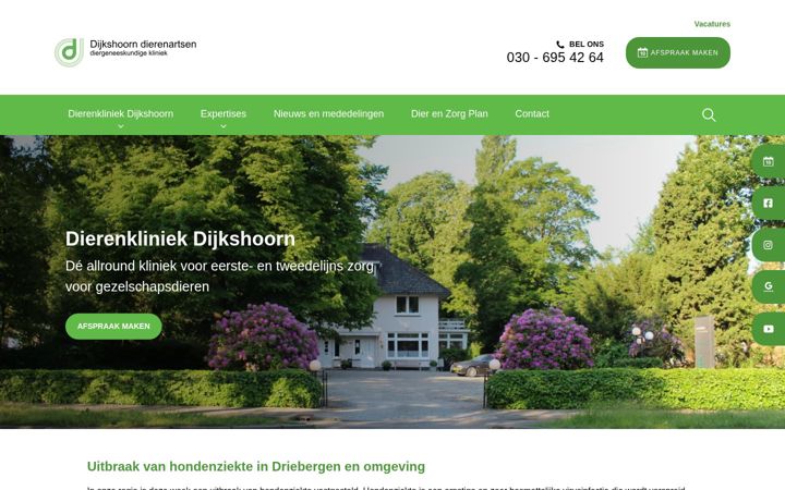Screenshot of dijkshoorn.com