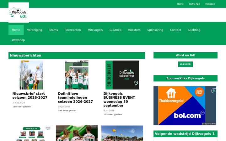 Ekrānuzņēmums no dijkvogels.nl