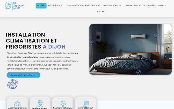Screenshot of dijon-froid-services.com