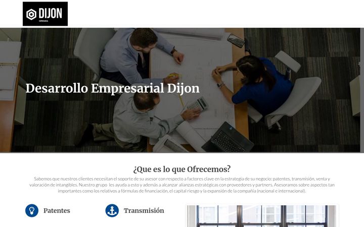 Screenshot of dijonempresarial.com
