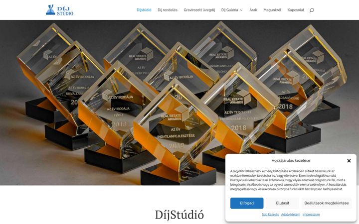 Screenshot of dijstudio.hu
