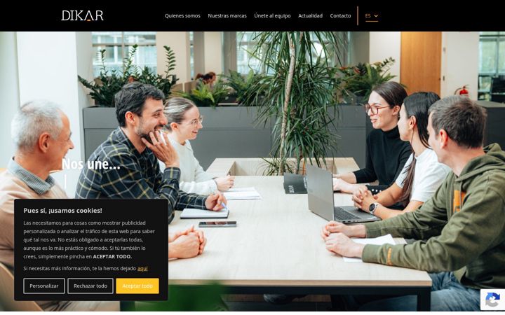 Screenshot of dikarcoop.com