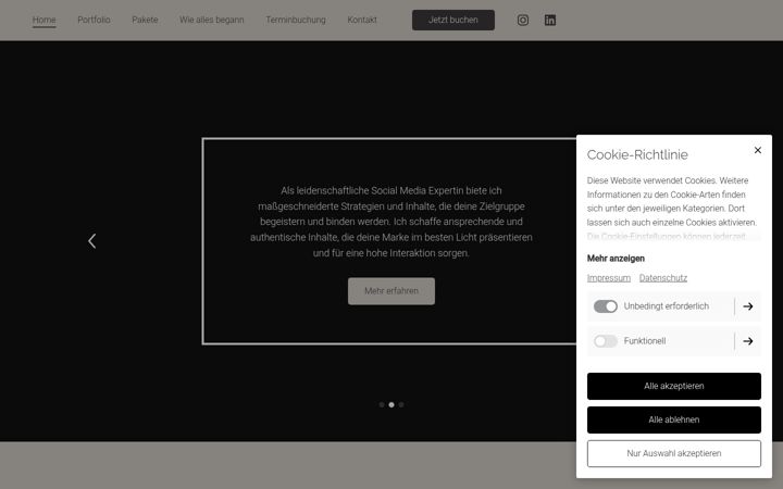 Screenshot of dikosocialmedia.com