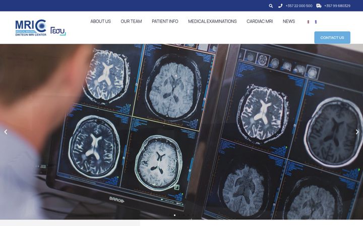 Screenshot of dikteonmri.com