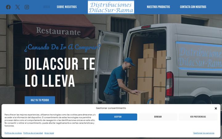 Screenshot of dilacsur-rama.com
