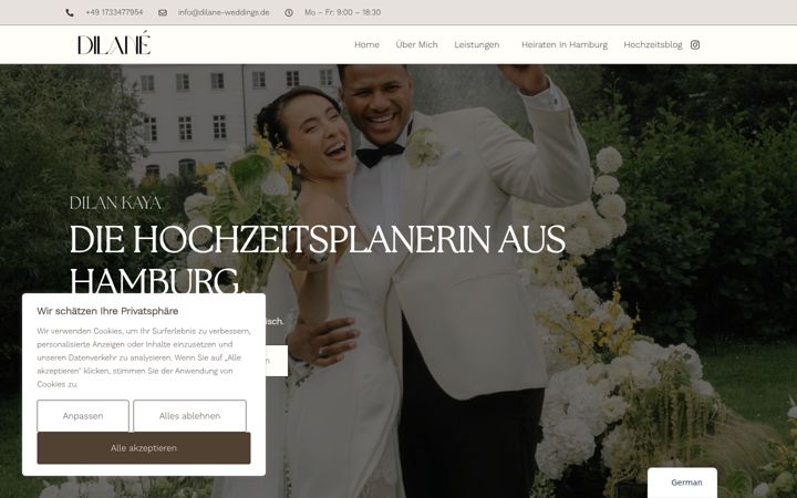 dilane-weddings.de