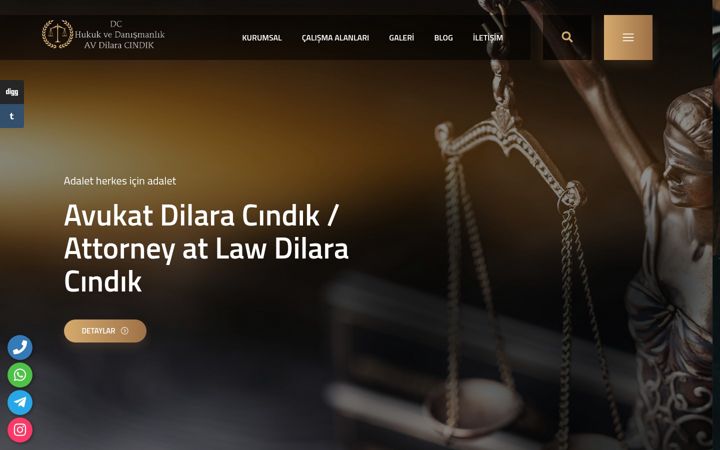 Екранна снимка на dilaracindik.av.tr