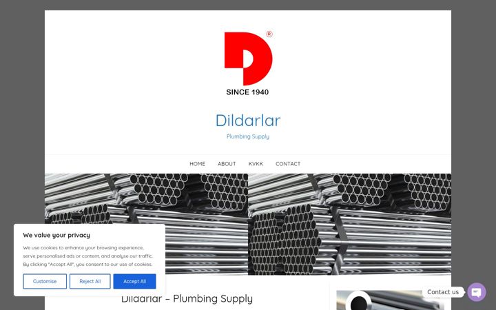 Screenshot of dildarlar.com
