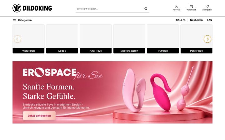 Screenshot of dildoking.de