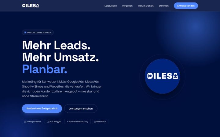 Screenshot of dilesa.ch