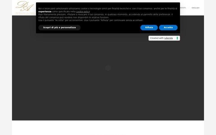 Screenshot of dilettaalliataevents.com