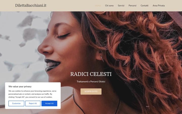 Screenshot of dilettabacchiani.it