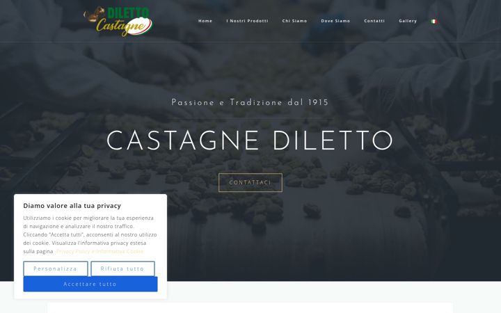 Screenshot of dilettopasqualesas.it
