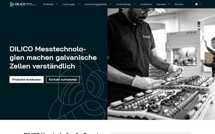 Screenshot of dilico.de