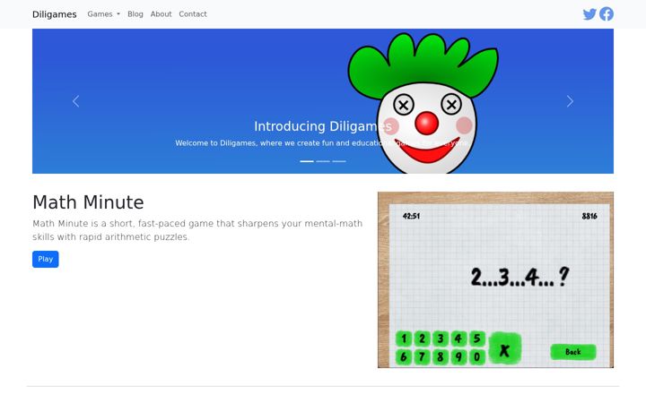 Screenshot of diligames.com
