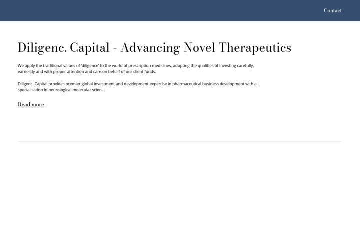 Screenshot of diligenc.com