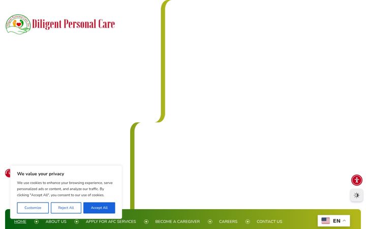 Screenshot of diligentpc.com
