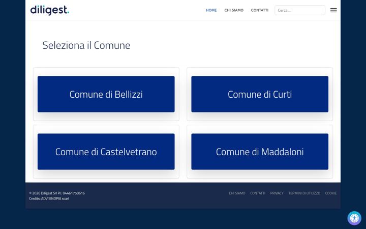Screenshot of diligest.it