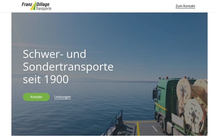Screenshot of dillage-transporte.de