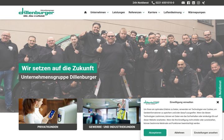 Screenshot of dillenburger.de