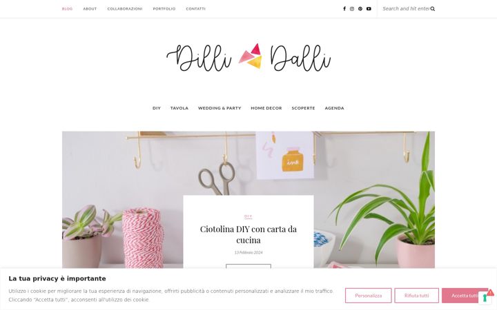 Screenshot of dillidalli.it
