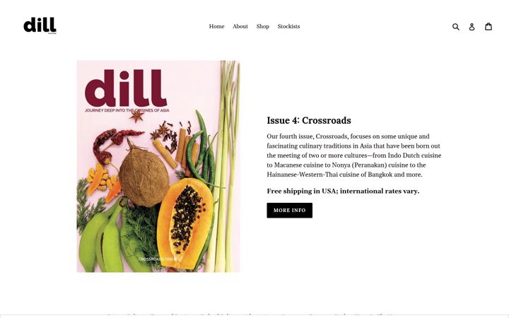 Screenshot of dillmagazine.com