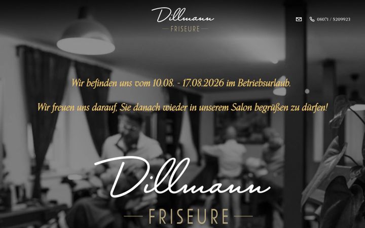 Screenshot of dillmann-friseure.de