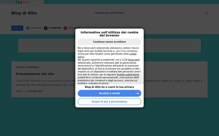 Screenshot του dillo.altervista.org