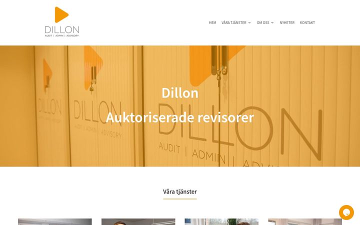 Skærmbillede af dillon.se