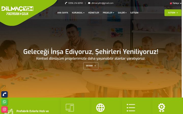Screenshot of dilmacydm.com