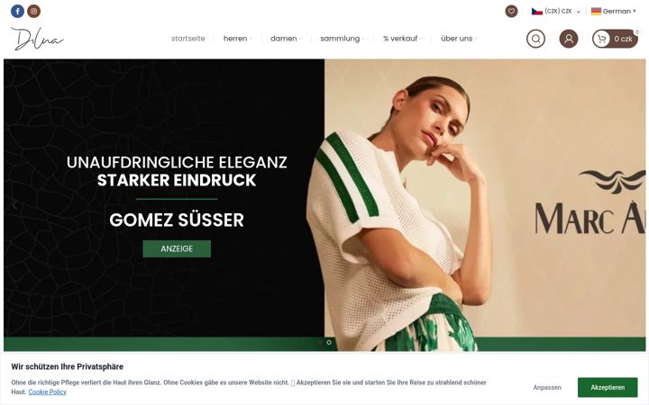Screenshot of dilnastore.de