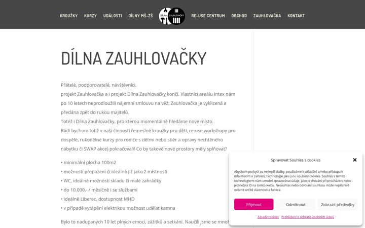 Screenshot ta' dilnazauhlovacky.cz