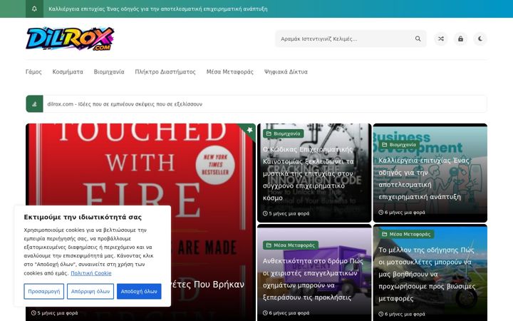 Screenshot of dilrox.com
