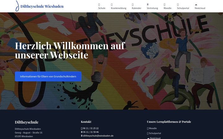 Screenshot of diltheyschule.de