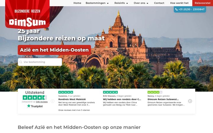 Zrzut ekranu dim-sum.nl