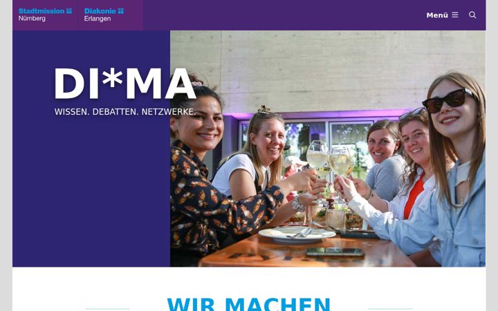 Screenshot of dima-portal.de