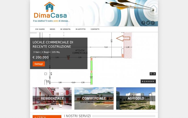 Екранна снимка на dimacasa.it