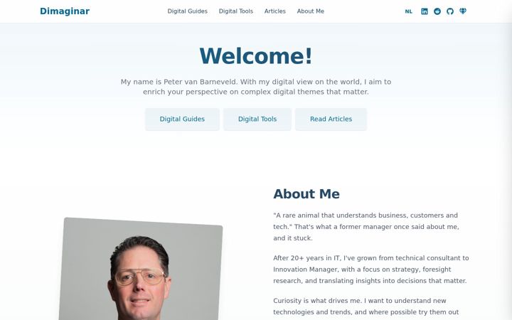 Screenshot of dimaginar.com