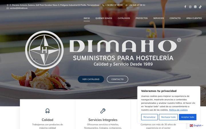 Ekraanipilt saidist dimaho.es