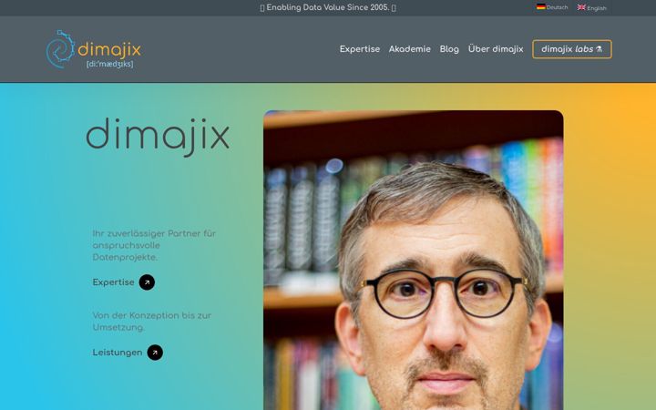 Screenshot of dimajix.de