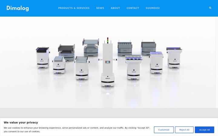 Screenshot of dimalog.com